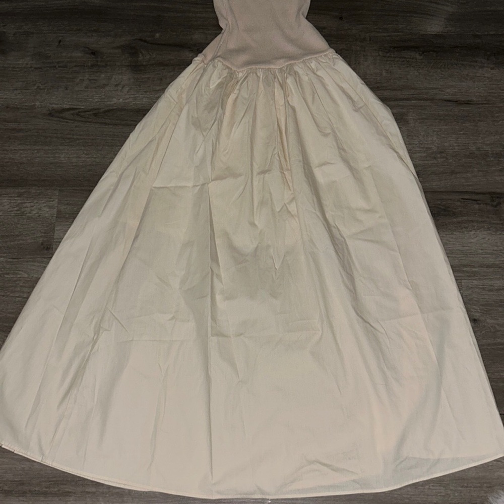Moon River Cream Sleeveless Dress - Picture 6 of 11
